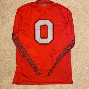 Ohio State Authentic Apparel Long-Sleeve Shirt Red Men’s Size Large